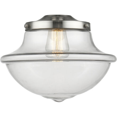 Franklin Restoration Oxford 1 Light 12 inch Black Antique Brass Mini Pendant Ceiling Light in Incandescent, Clear, Franklin Restoration